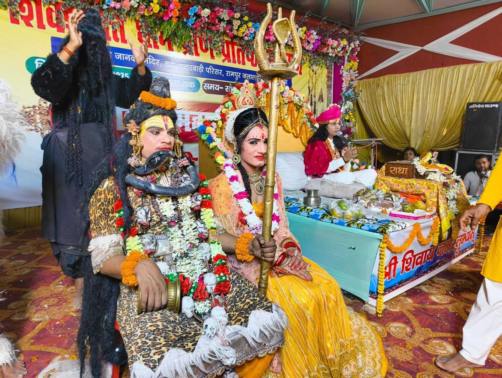 Samastipur News:बाबा भोले का रुद्राभिषेक कर की गयी प्राण-प्रतिष्ठा पूजा