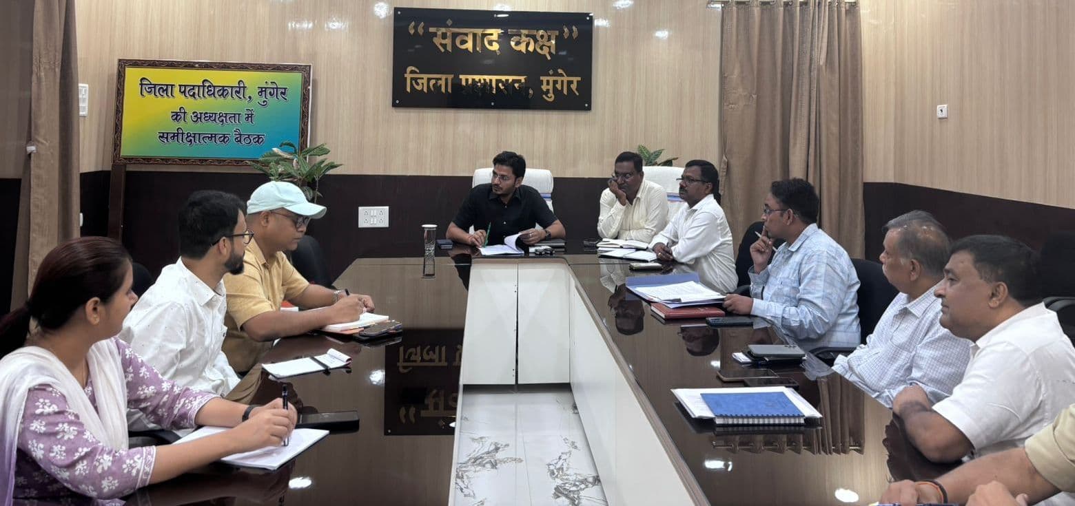 मुंगेर जिले में कांवरियों को बेहतर सुविधा उपलब्ध करायेगी जिला प्रशासन : डीएम