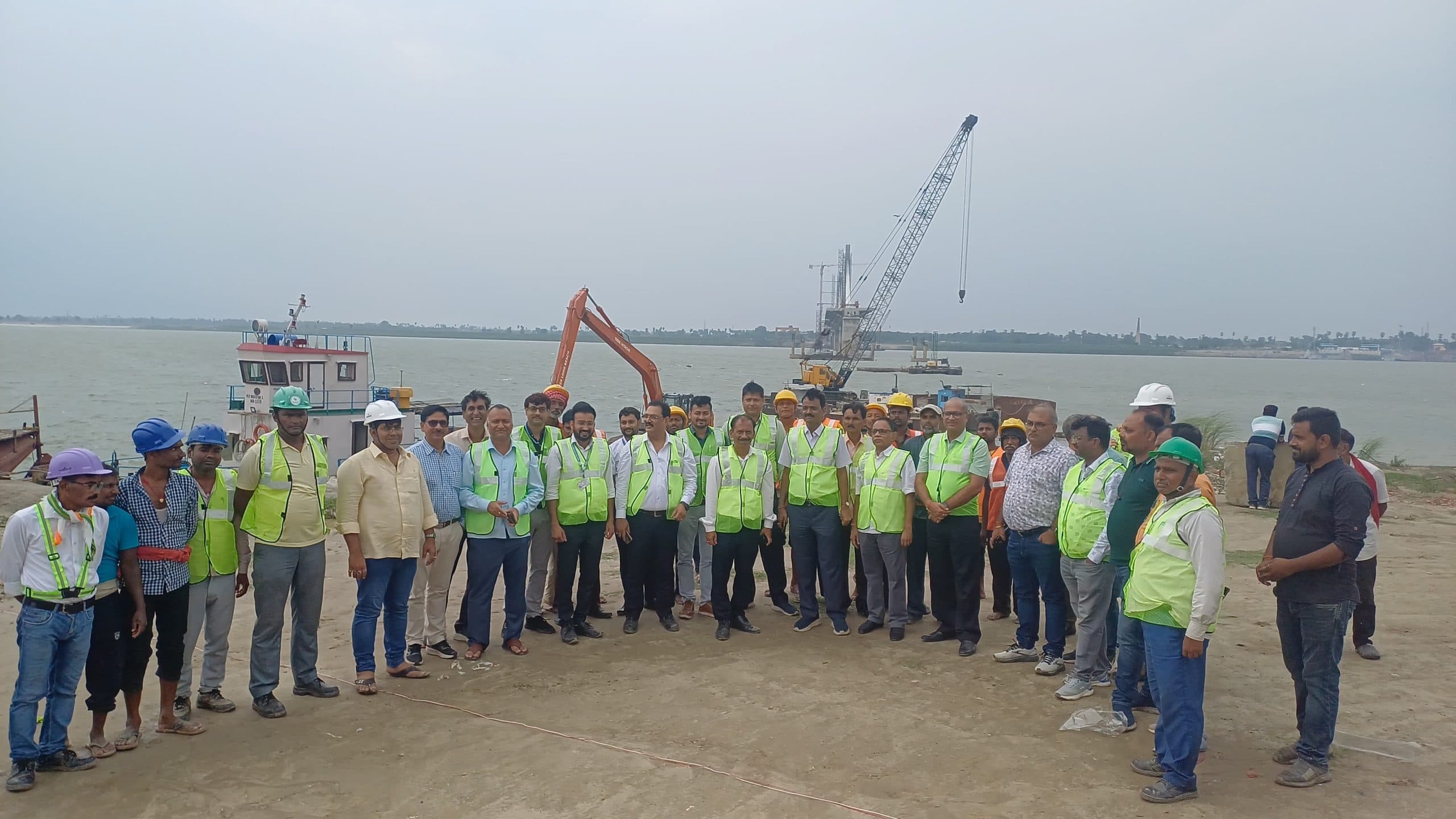 अगुवानी-सुल्तानगंज के बीच पुल निर्माण कार्य फिर से शुरू, 18 माह में काम होगा पूरा