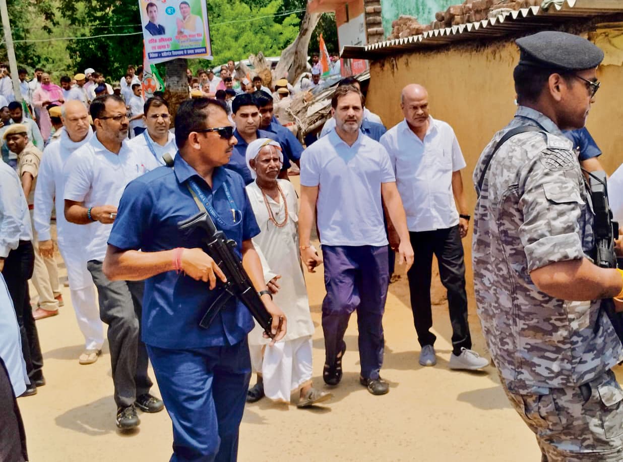 Gaya News : गेहलौर पहुंचे राहुल गांधी, बाबा दशरथ मांझी को दी श्रद्धांजलि