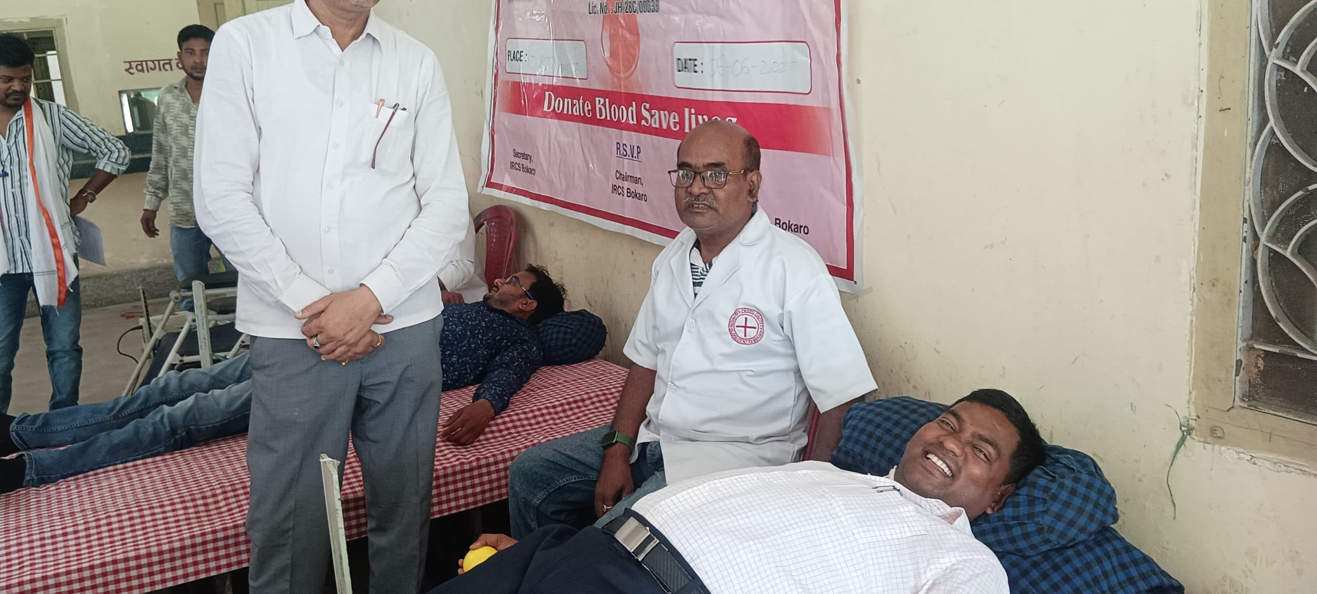 Bokaro News : शिविर में 150 लोगों ने किया रक्तदान