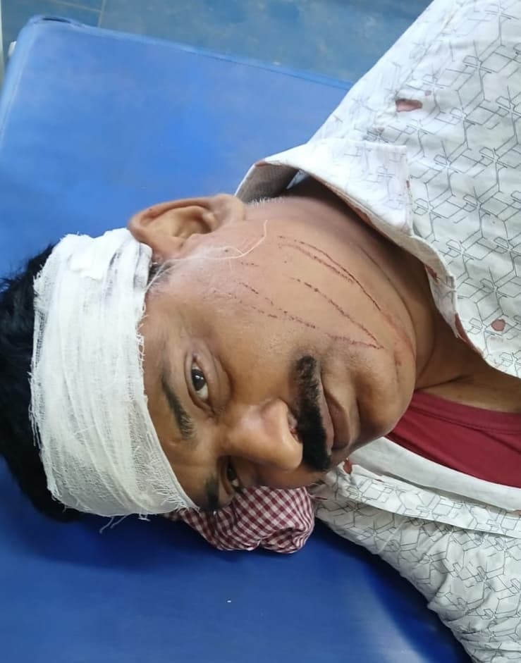 स्कोर्पियो और ऑटो की सीधी टक्कर में दो घायल