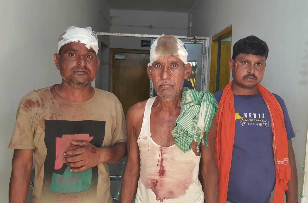 जमीन विवाद में दो पक्ष भिड़े, जार लोग हुए जख्मी