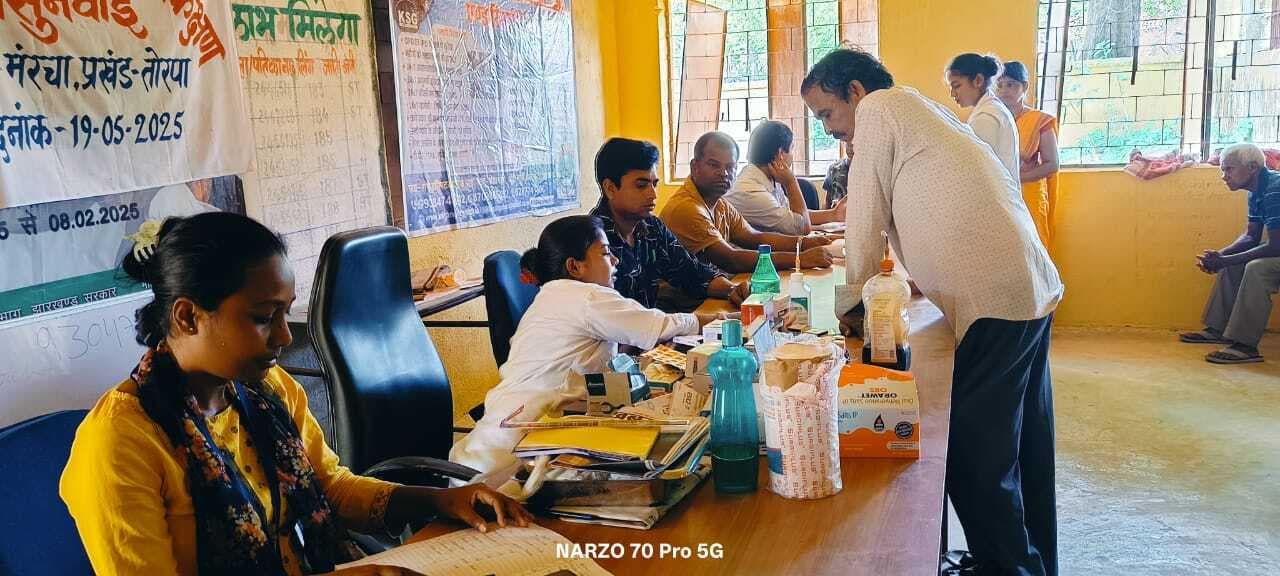 नि:शुल्क स्वास्थ्य शिविर में 177 लोगों का इलाज