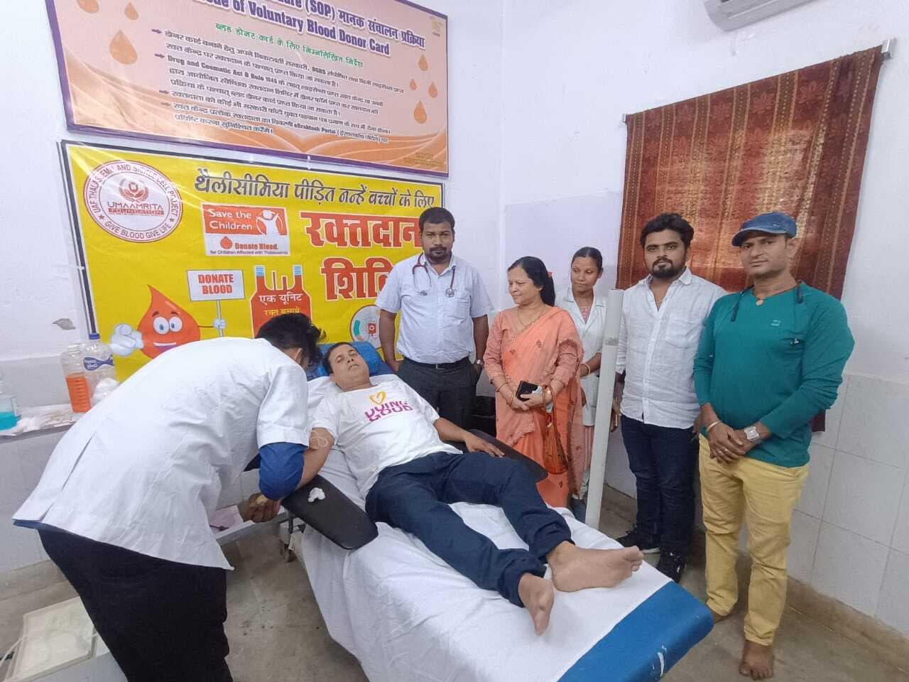 उमा अमृता फाउंडेशन ने चलाया थैलेसीमिया व सिकल सेल जागरूकता अभियान