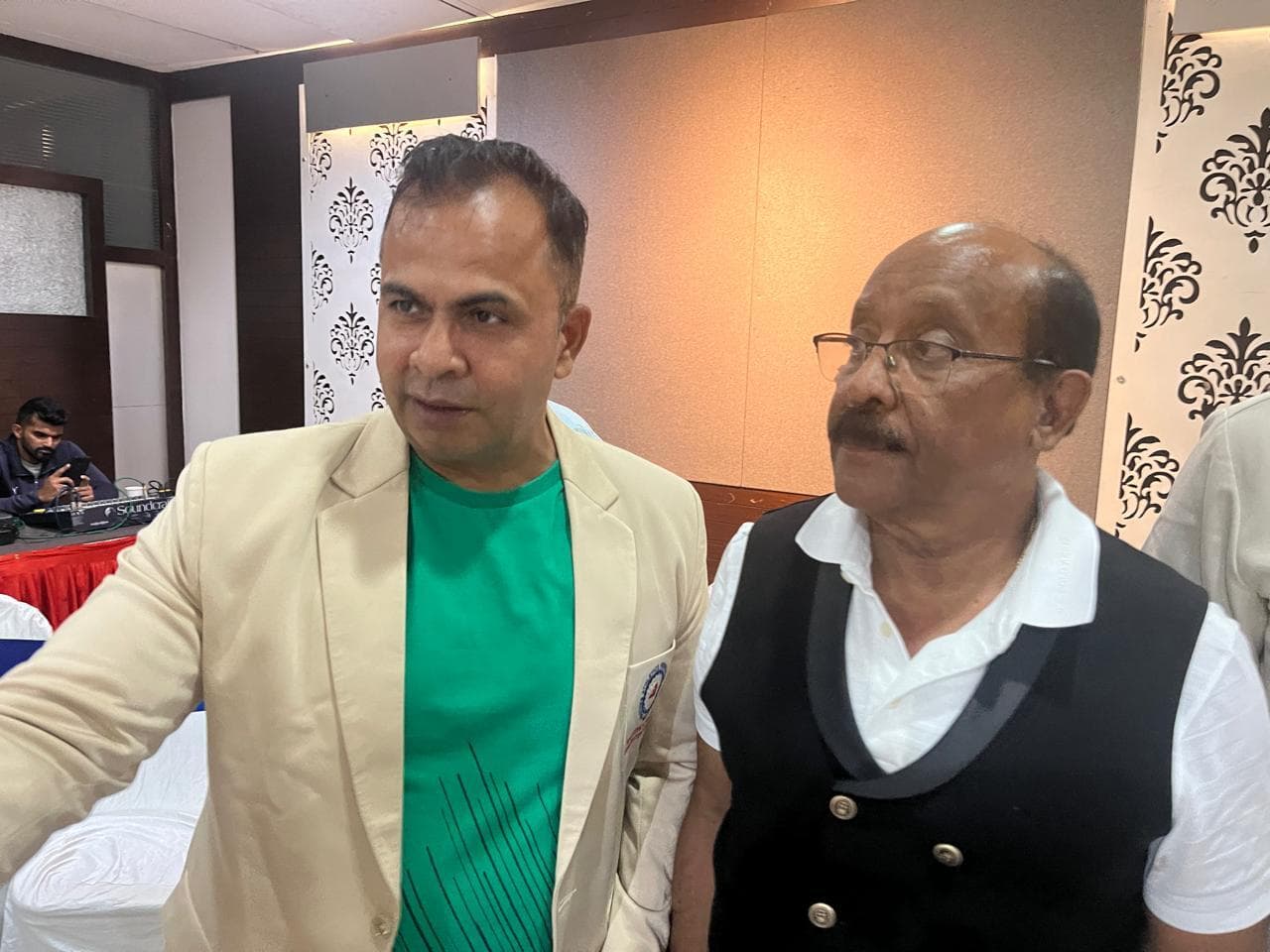 master athletics sk tomar:  मास्टर्स एथलेटिक्स फेडरेशन की बैठक में एसके तोमर हुए शामिल