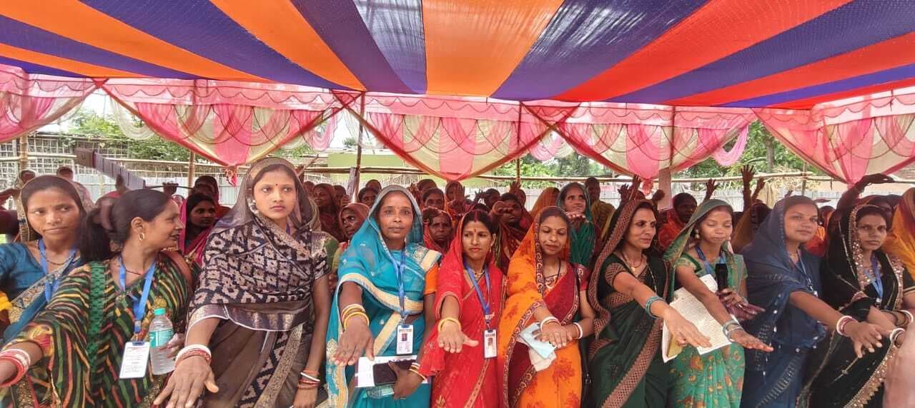 नरदह पंचायत में महिला संवाद कार्यक्रम का हुआ आयोजन