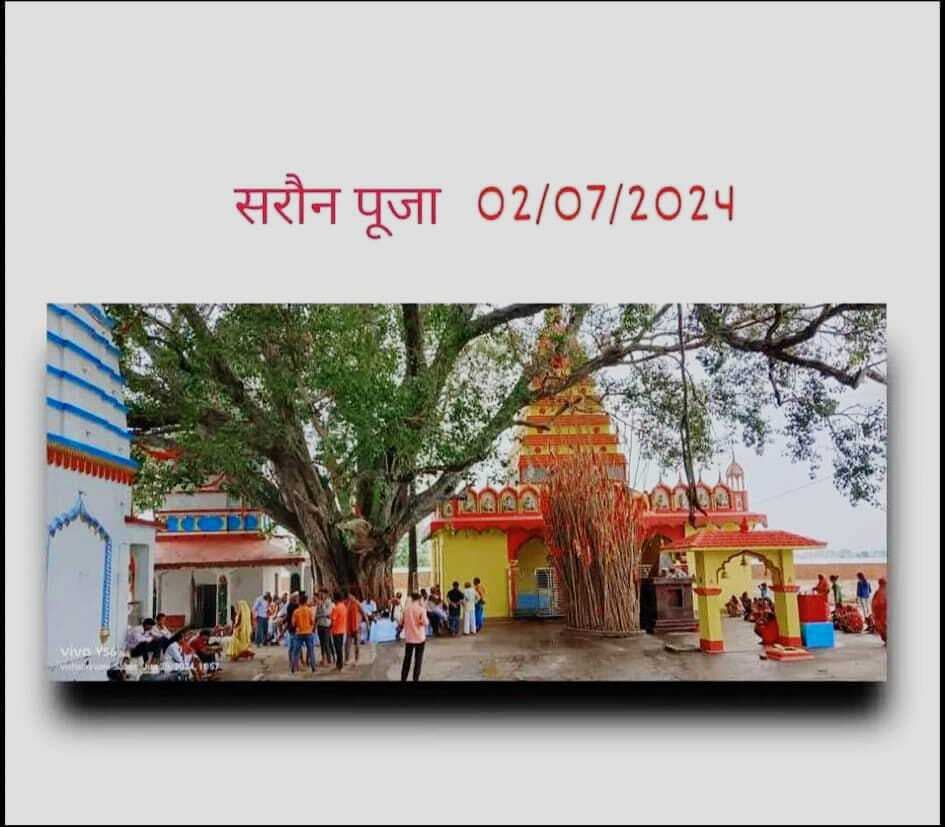 17 जून को सरौन  काली मंदिर में होगी वार्षिक पूजा