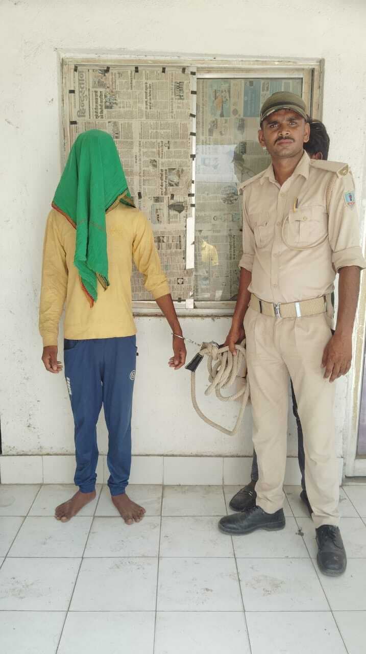 लव मैरिज पर टिप्पणी की तो वृद्धा को मारा था चाकू, युवक धराया