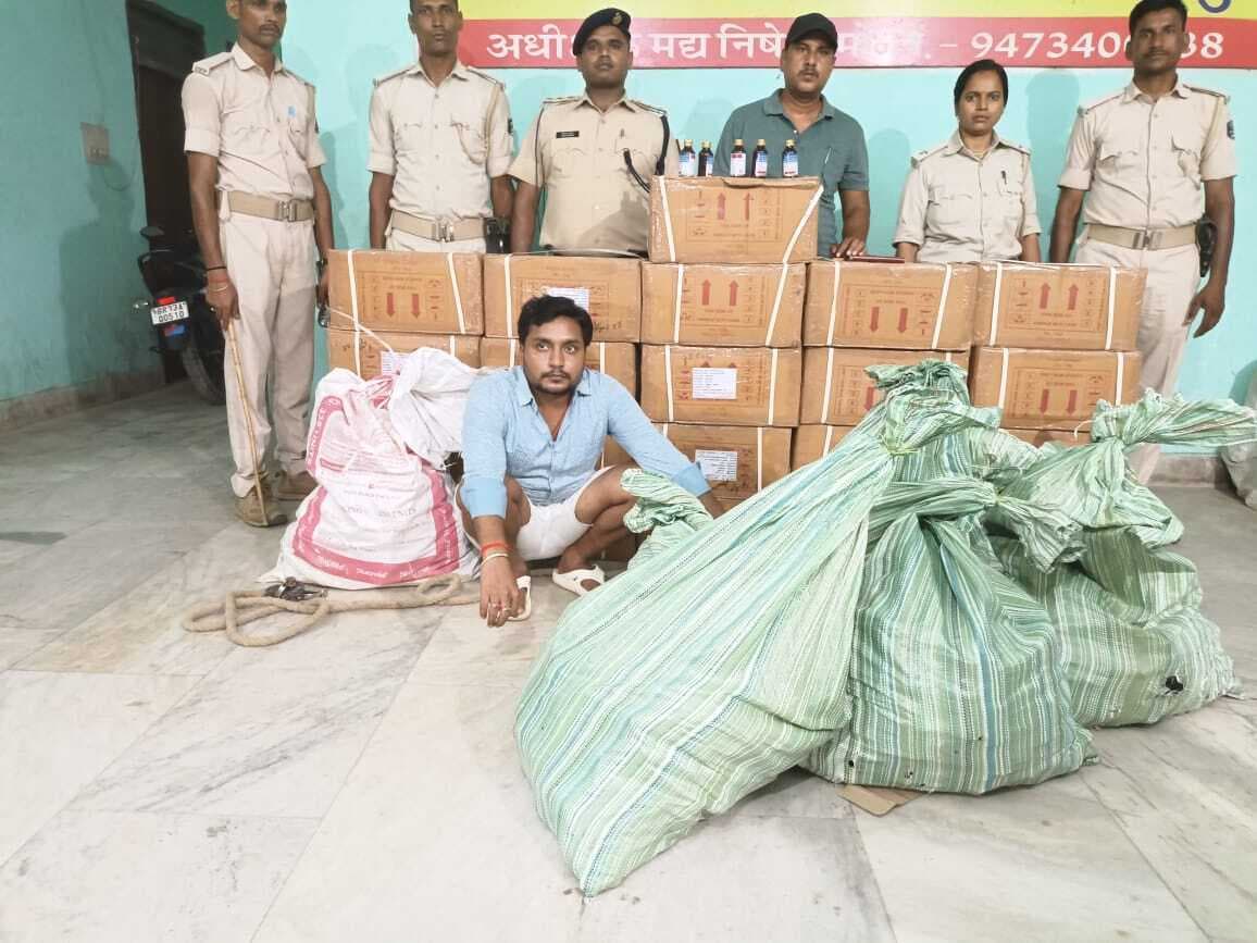 459 लीटर कोडिनयुक्त कफ सिरप बरामद, दो गिरफ्तार