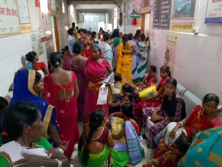 शिविर में 150 गर्भवती महिलाओं की हुई प्रसव पूर्व एएनसी जांच
