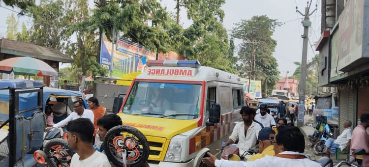 Bhagalpur news कहलगांव में रुक-रुक कर लगता रहा जाम