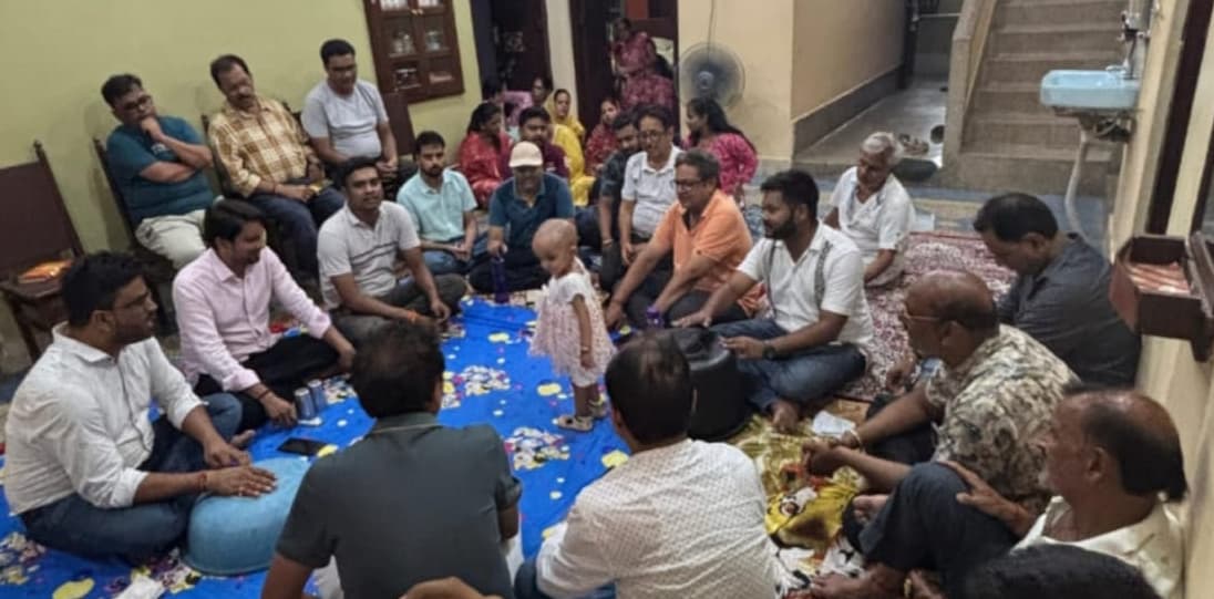 गुलाबबाग के  भिक्षु भजन संध्या में गूंज उठे भक्ति के सुर