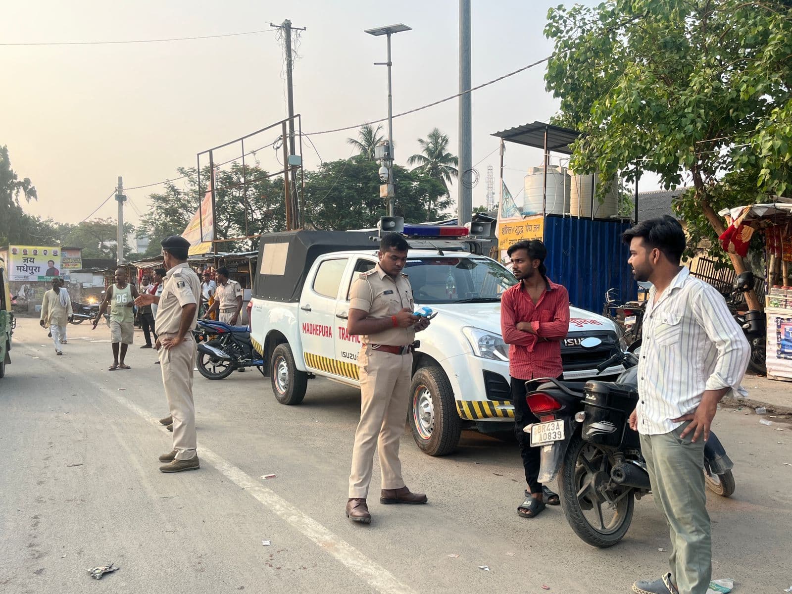 बढ़ते अपराध को लेकर पुलिस ने चलाया विशेष वाहन चेकिंग अभियान