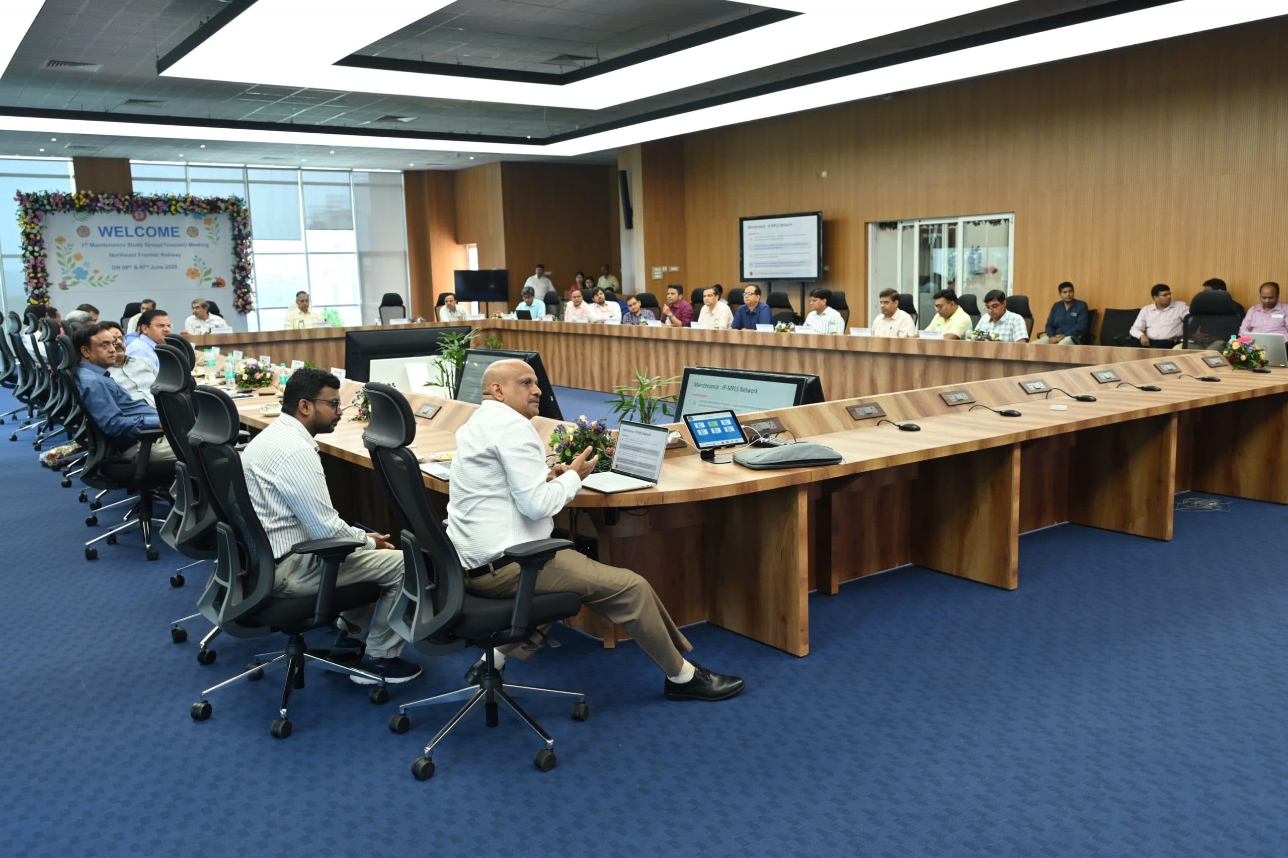 रेलवे की पहली दूरसंचार अनुरक्षण अध्ययन समूह की बैठक आयोजित