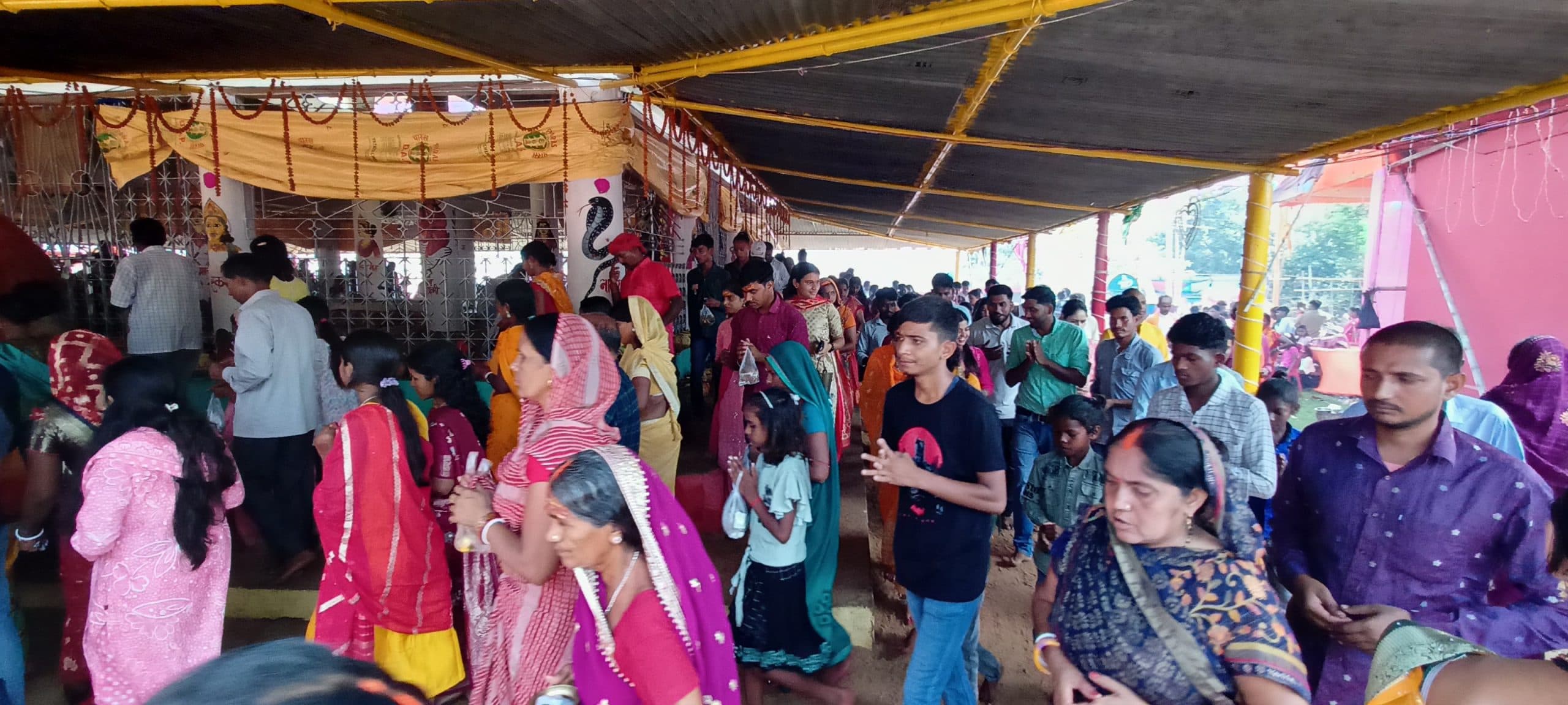 धार्मिक अनुष्ठान से कोलियरी प्रक्षेत्र का वातारण हुआ आध्यात्मिक