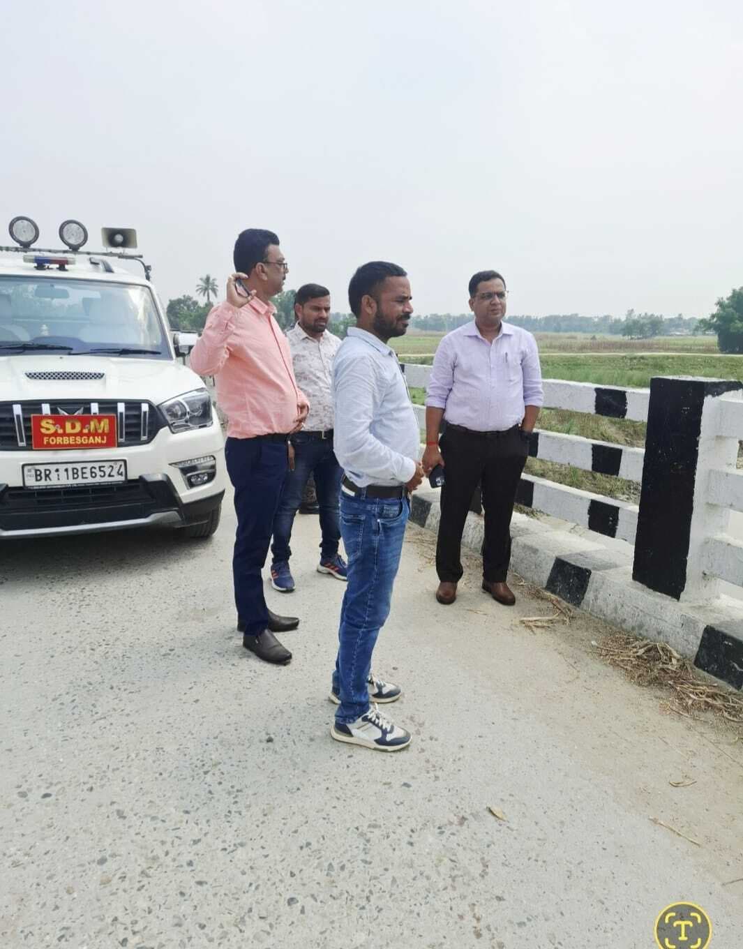 परमान नदी के बांधों का किया निरीक्षण