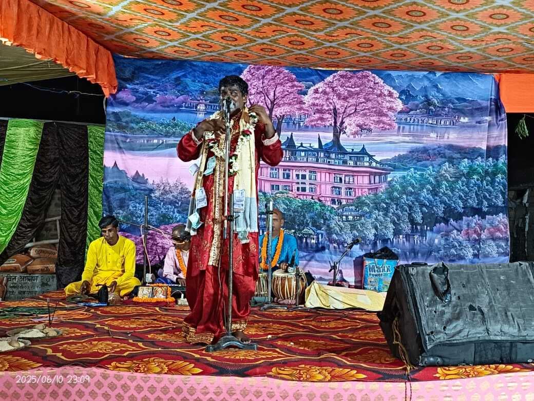 दृष्टिहीन कलाकारों ने सुनायी रामकथा, श्रद्धालु हुए भावविभोर