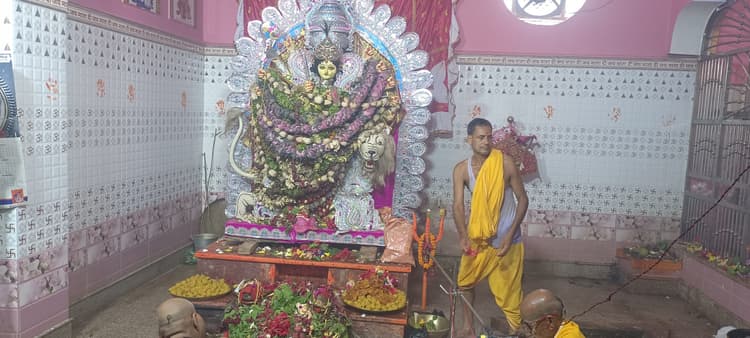 Deoghar news : ज्येष्ठी दुर्गा पूजा के पांचवें दिन हुआ हवन, आज होगा विसर्जन