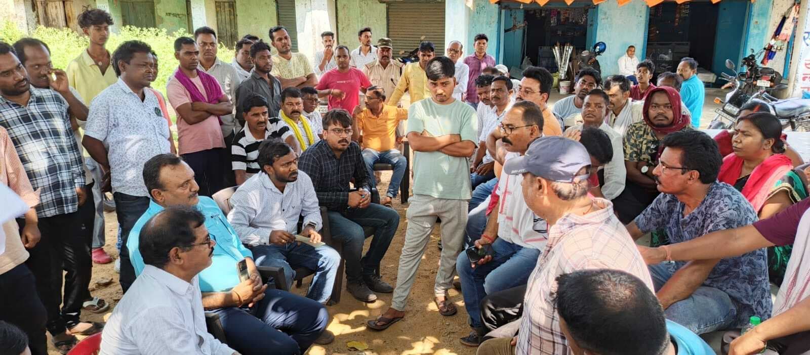 रोहिणी खदान का काम तीन घंटे कराया बंद