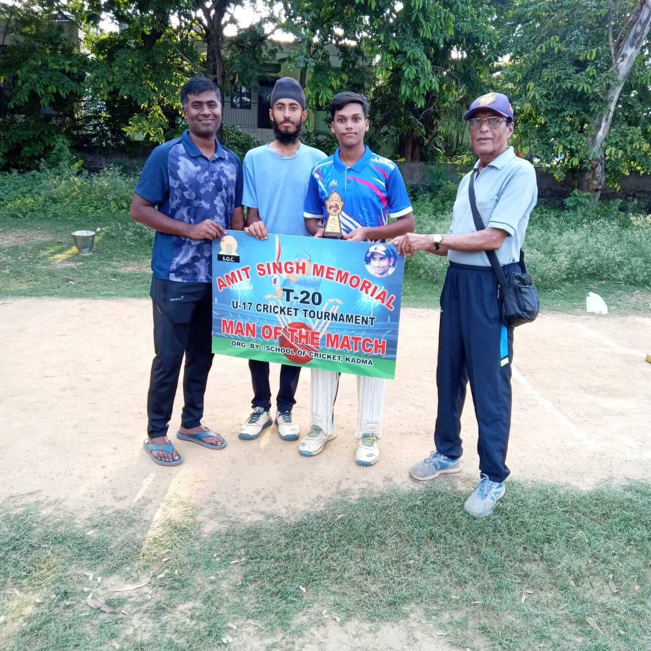 Amit singh memorial t20 cricket: जेसीए कदमा को हराकर अर्बन ब्लूज क्वार्टर फाइनल में