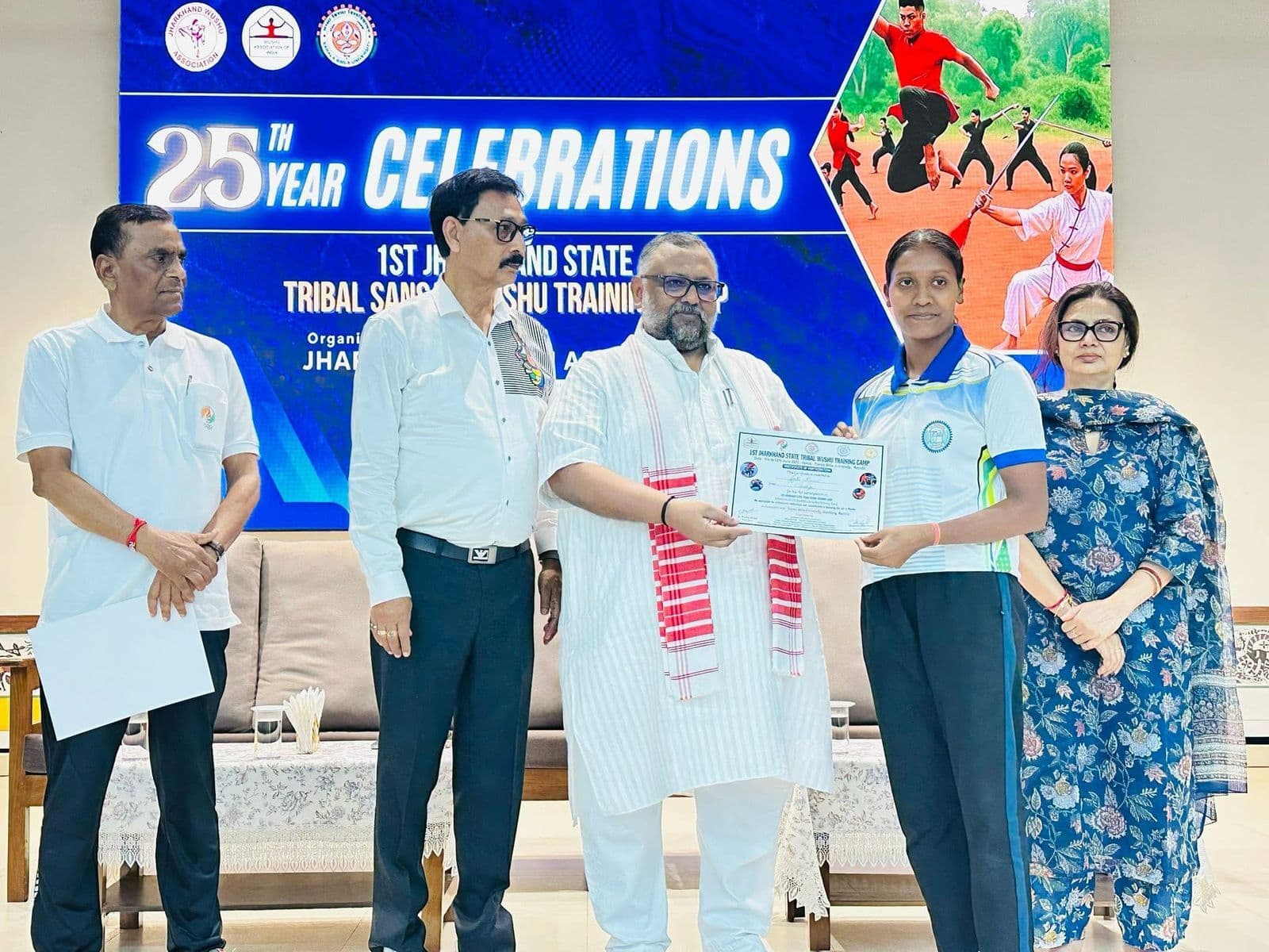 Sports : प्रथम झारखंड स्टेट ट्राइबल सांसद वुशु प्रशिक्षण शिविर संपन्न