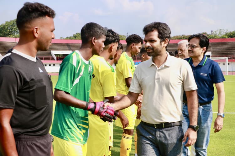 Jsa football league at jrd sports complex:  जेएफसी रिजर्व ने एआरजीसी को 4-0 से हराया