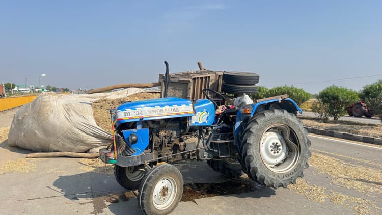sasaram News : ट्रैक्टर की ट्राली पलटने से युवक की मौत, चार घायल