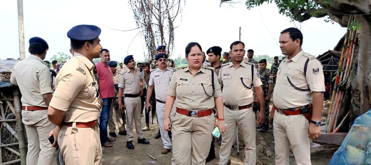 Bhagalpur news मुस्लिम टोला पुलिस छावनी में तब्दील