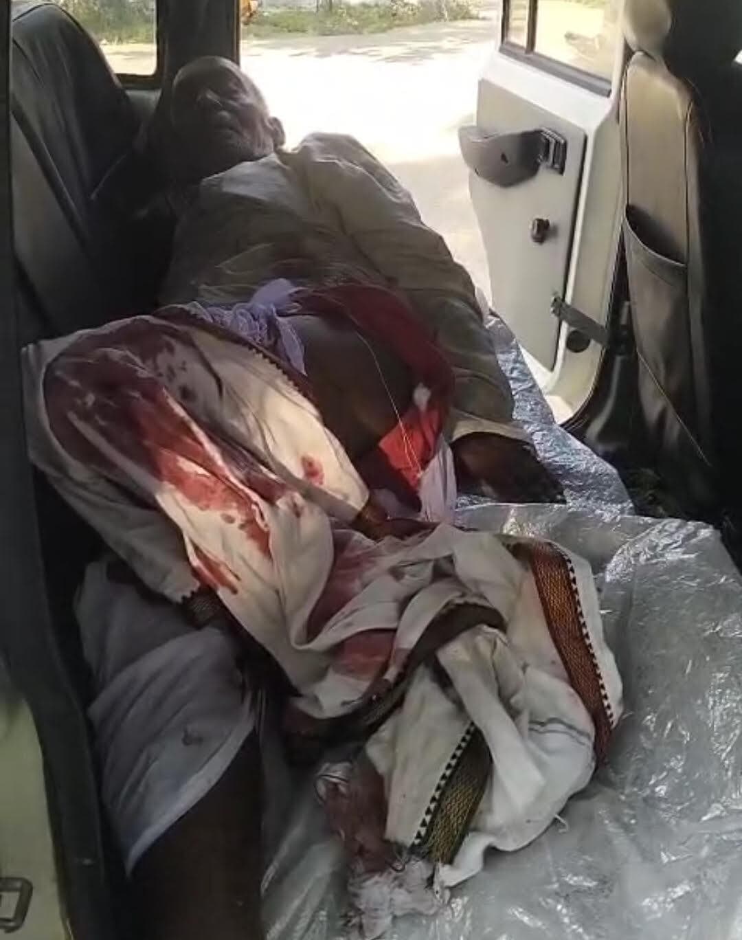 कचना मोड़ पर ट्रक ने बुजुर्ग को रौंदा, रेफर