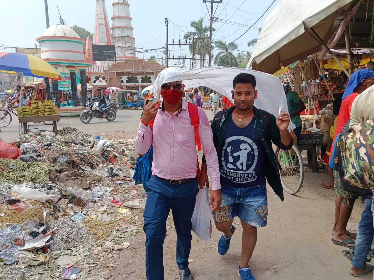 तापमान में हो रही बढोत्तरी से लोग हो रहे परेशान