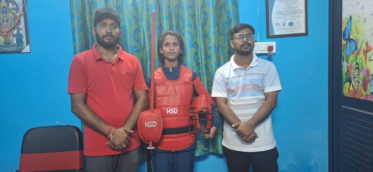 राष्ट्रीय गतका प्रतियोगिता में जामताड़ा की श्रेयाश्री का  झारखंड टीम में चयन