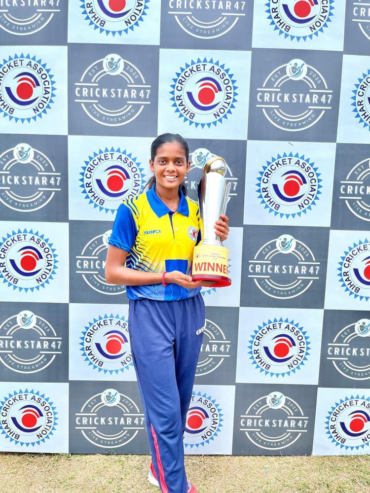 Motihari: बिहार जोनल अंडर-19 टीम को अक्षरा गुप्ता ने दिलाई चैंपियनशिप में जीत