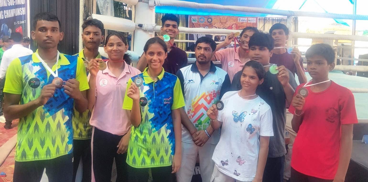 जूनियर व सबजूनियर बॉक्सिंग प्रतियोगिता में जिले के खिलाड़ियों का जलवा, जीते पदक