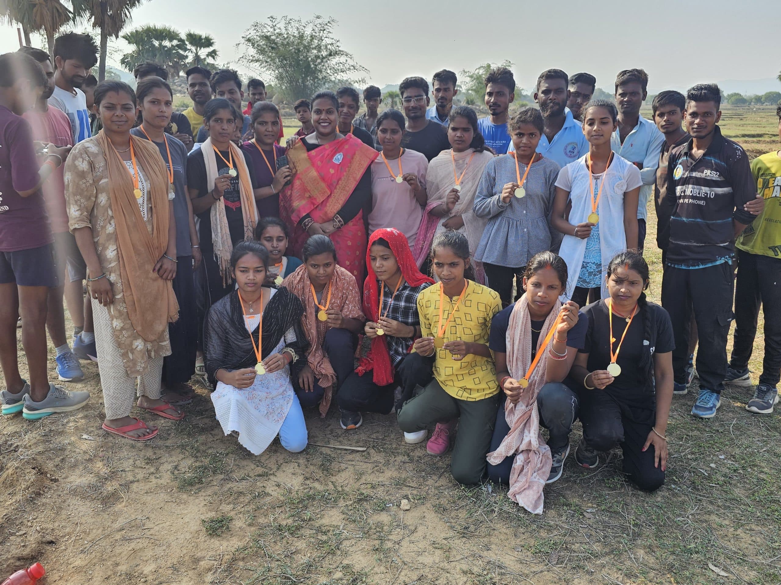 दौड़ प्रतियोगिता में कौशल व रंजू कुमारी को प्रथम स्थान