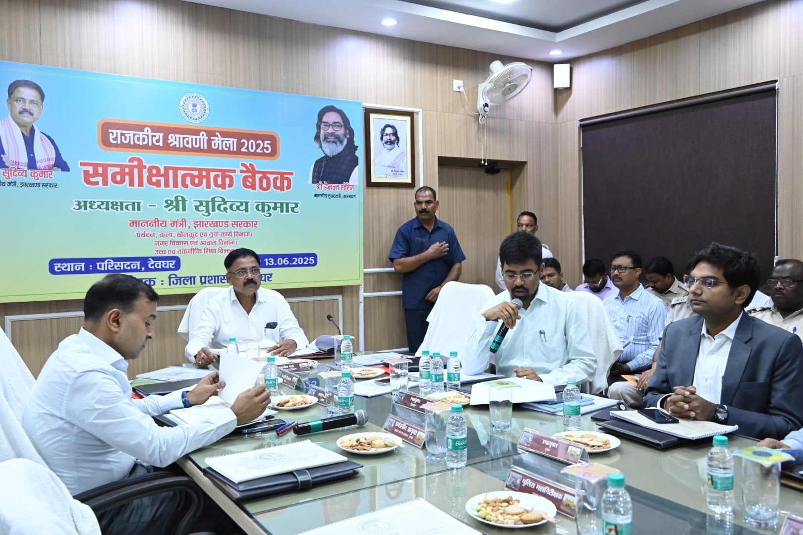 deoghar news : देवघर व बासुकीनाथ में श्रावणी मेला की सारी तैयारियां पांच जुलाई तक पूरी करें : पर्यटन मंत्री