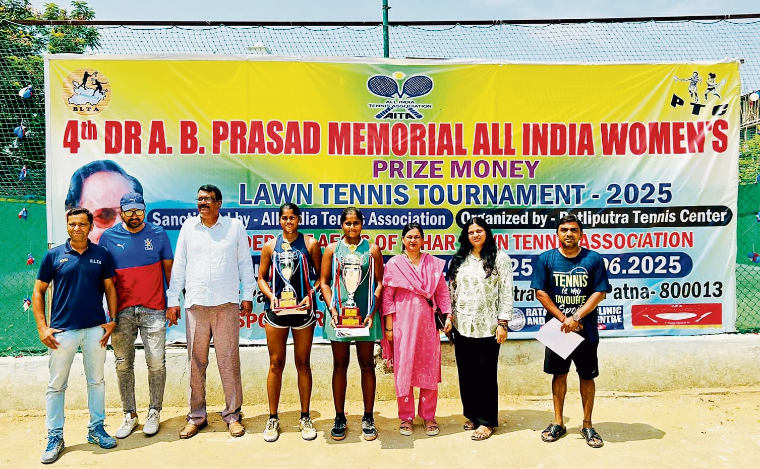 डॉ एबी प्रसाद स्मृति ऑल इंडिया वीमेंस टेनिस टूर्नामेंट में ओडिशा की श्योनी बनी विजेता