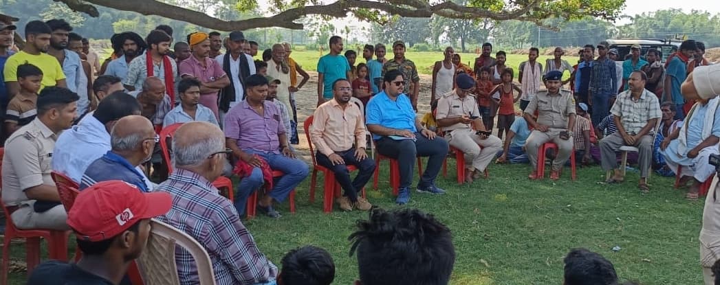 जमीप विवाद मामले में एसडीओ पहुंचे गोदराम