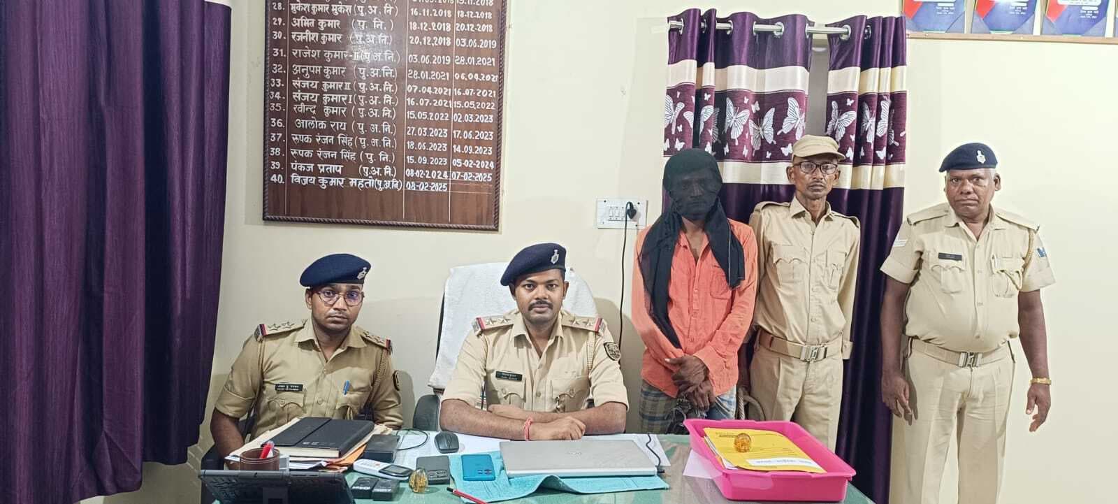 डकैती के आरोपित को पुलिस ने किया गिरफ्तार