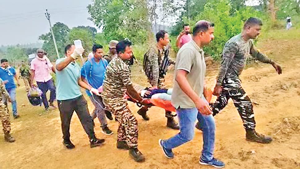 Ranchi News : नक्सलियों के आइइडी विस्फोट में सीआरपीएफ के एएसआइ शहीद