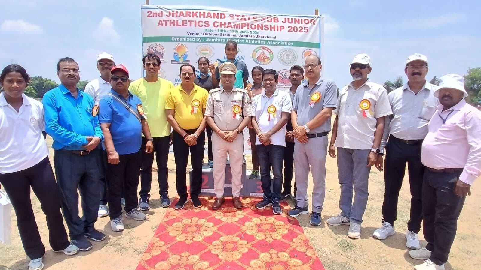 राज्यस्तरीय एथलेटिक्स प्रतियोगिता में साहिबगंज का रहा दबदबा