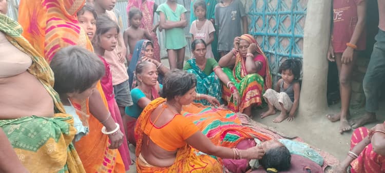 बकरी चराने के क्रम में वज्रपात से वृद्ध महिला की मौत