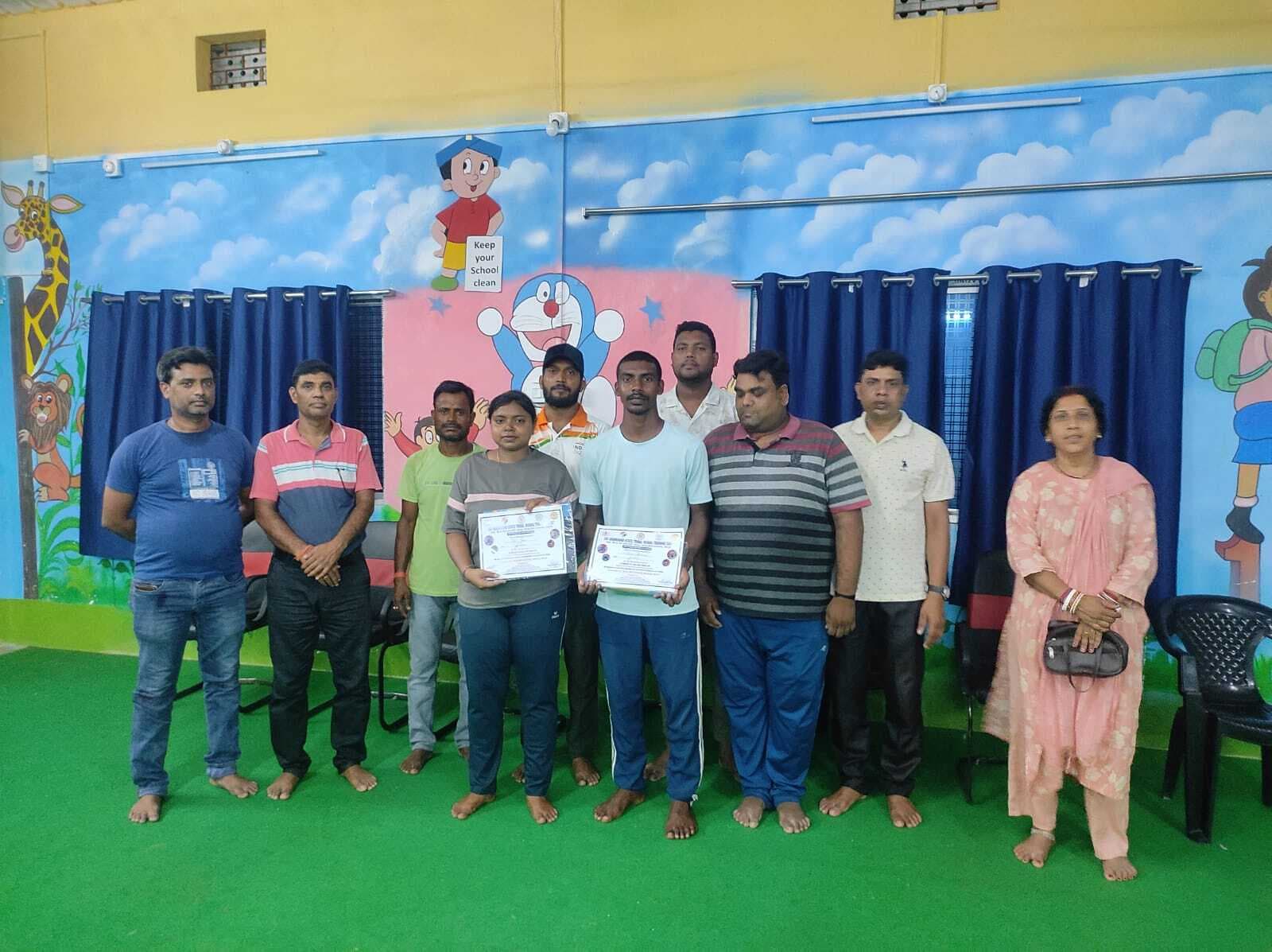 जामताड़ा के दो वुशु खिलाड़ी उत्कृष्ट प्रदर्शन के लिए सम्मानित