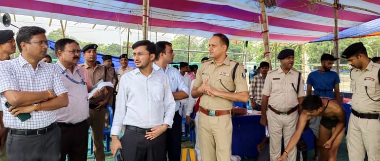 होमगार्ड बहाली :: 744 अभ्यर्थियों ने लगायी दौड़, 194 फाइनल मेधा सूची के लिए चयनित