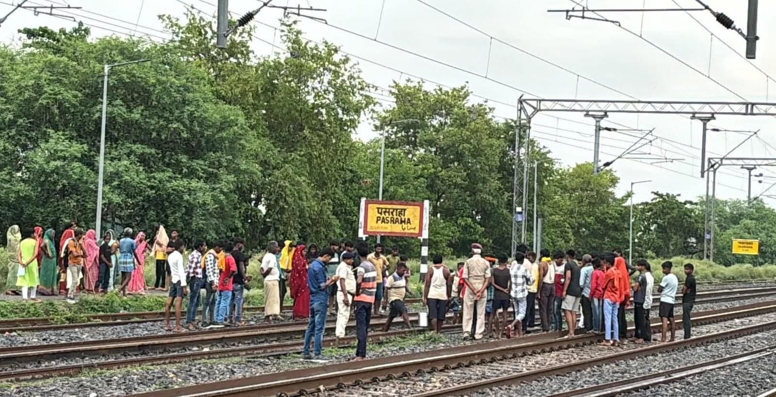 ट्रेन की चपेट में आने से बहियार जा रही महिला की मौत