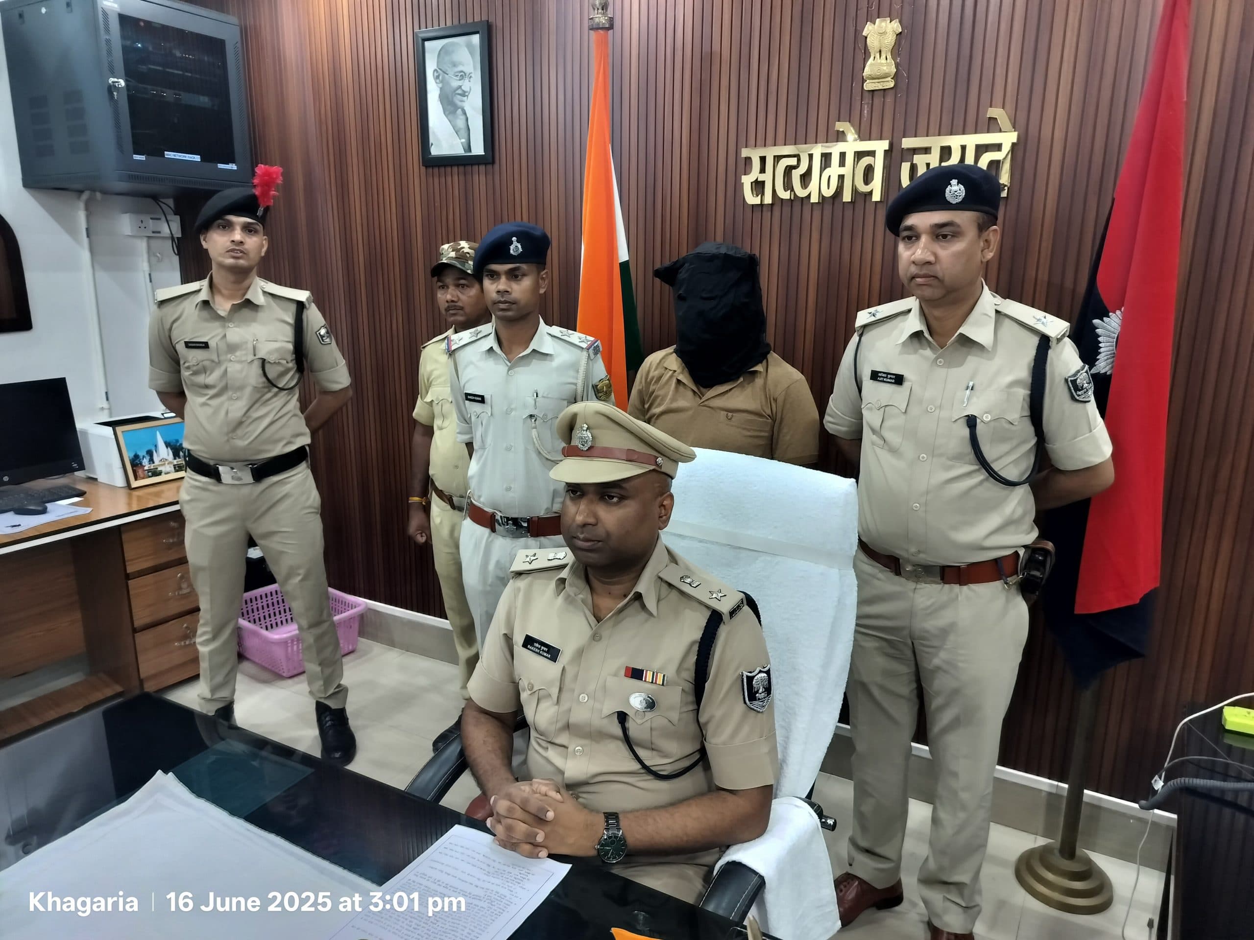 जदयू नेता हत्याकांड: मुख्य आरोपित कुख्यात विजल सिंह गिरफ्तार, दो देशी कट्टा व कारतूस बरामद