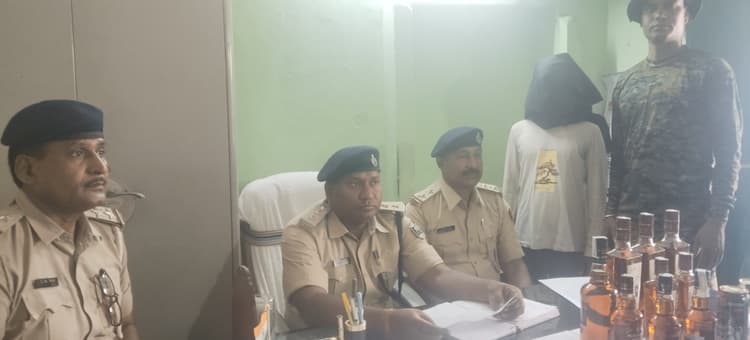 Bhagalpur news इनामी व टॉपटेन अपराधी कुख्यात ऋषभ चौधरी गिरफ्तार