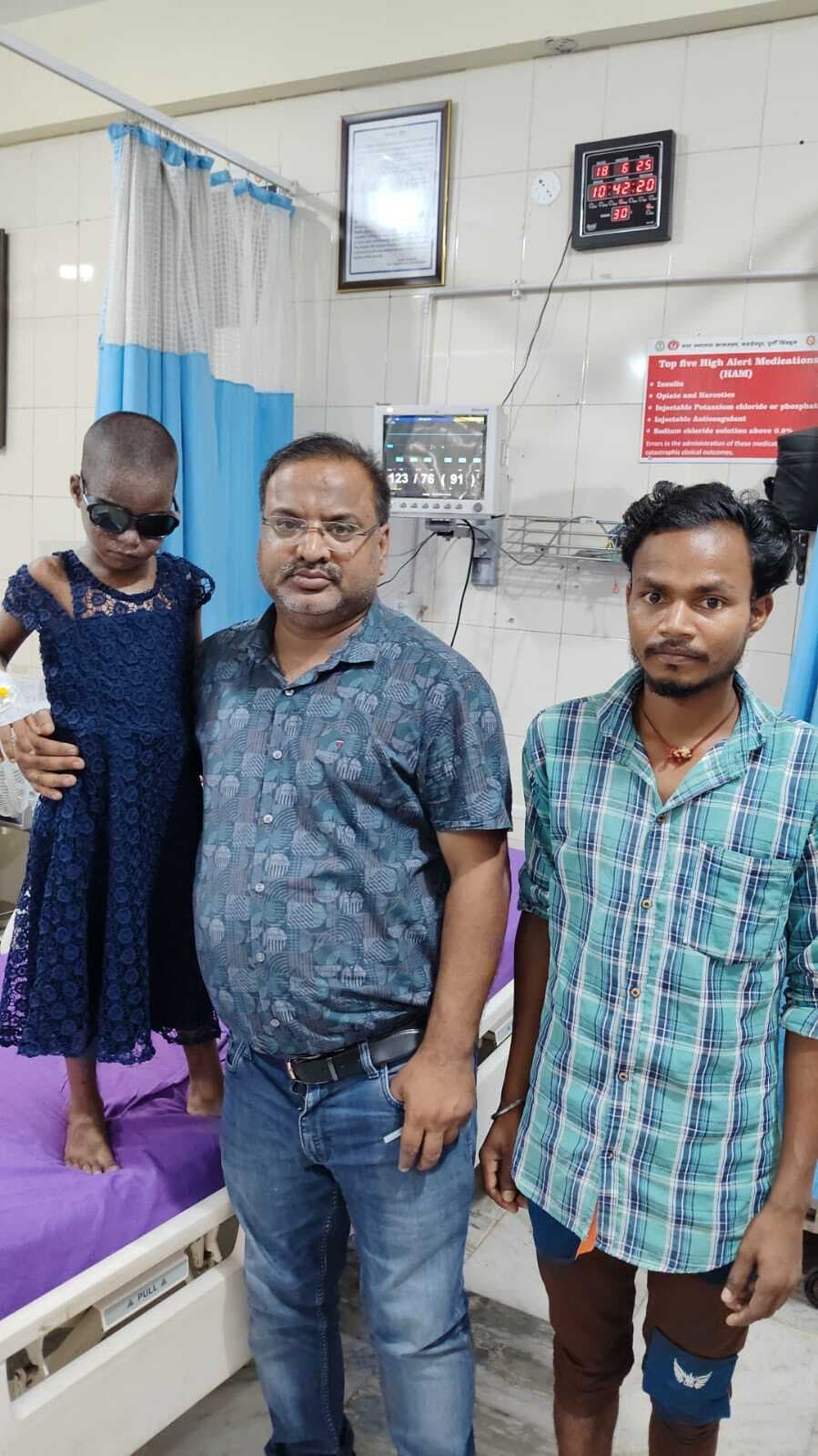 Jamshedpur news.पोटका सबर टोला निवासी सोनामुनी सबर हुई ठीक, अस्पताल से मिली छुट्टी