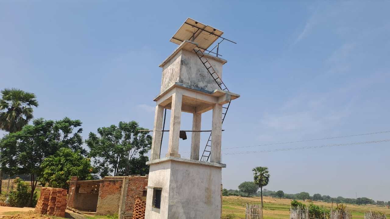 नौ महीने से बेकार पड़ी है छोटी रणबहियार पंचायत के लौढ़िया की जलमीनार