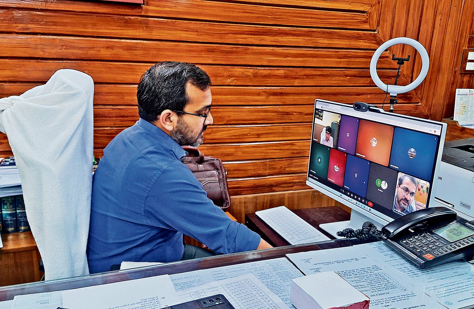 SeraikelaNews :  आपदा से निपटने को डीसी ने अधिकारियों संग की बैठक